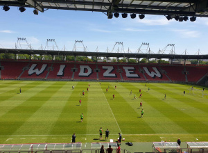 Zwiedzanie Stadionu Widzewa z klasami 6