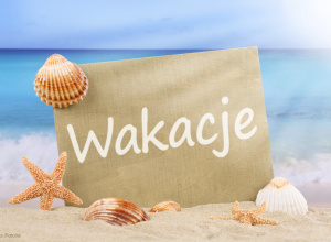 plakat wakacje