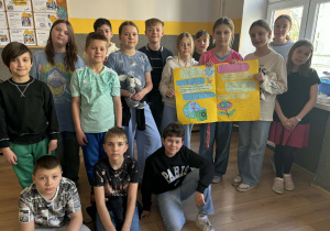 Klasa 4b wzięła udział w ogólnopolskim projekcie „Listy do Ziemi”,