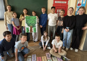 Klasa 4b wzięła udział w ogólnopolskim projekcie „Listy do Ziemi”,