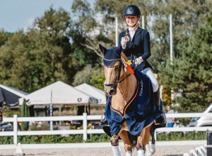Marysia Olejniczak na koniu