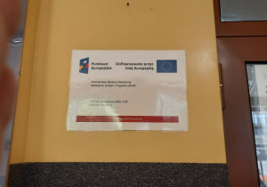 Oznakowanie dotyczące programu ,,Przyjazna szkoła"