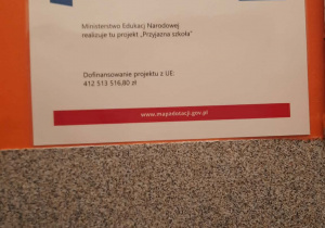 Oznakowanie dotyczące programu ,,Przyjazna szkoła"